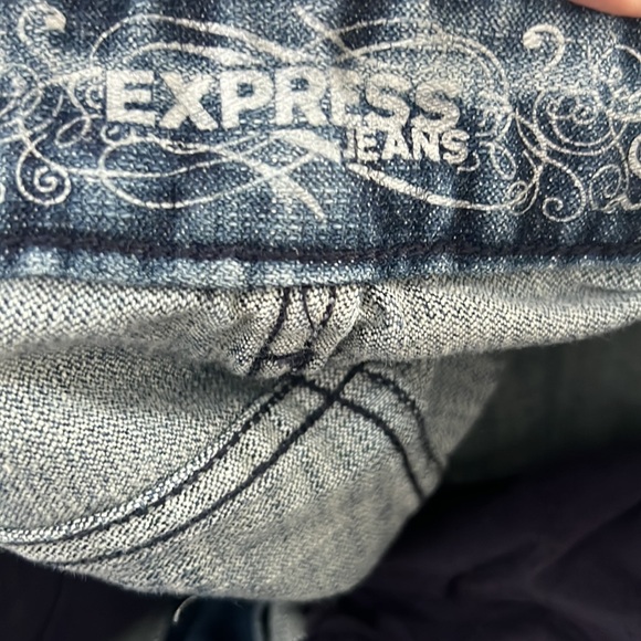 Express jeans size 4 crop jeans womens - Picture 5 of 5